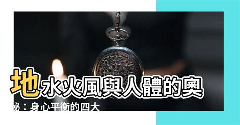 地水火風的意思|大願法師講述: 身念處